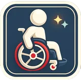 A person using a wheelchair