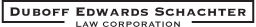 Duboff Edwards Schachter Law Corporation logo