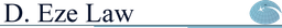 D. Eze Law logo