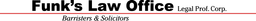 Funk's Law Office Legal Prof. Corp. logo