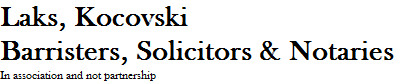 Laks, Kocovski logo