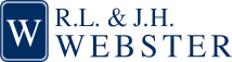 R.L. & J.H. Webster logo